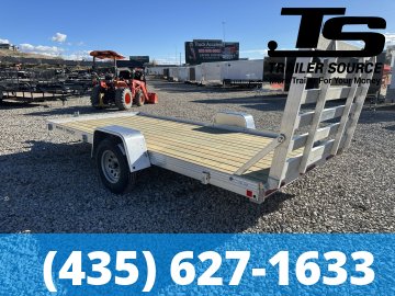 7x14 Bear Track BTU-W Aluminum Utility Trailer - 3.5K GVWR -