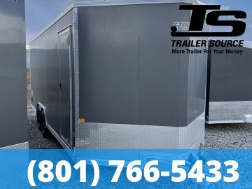8.5x20 Alcom Aluminum EZ Hauler XLT Auto Trailer - 7'0" Interior - 10K GVWR -