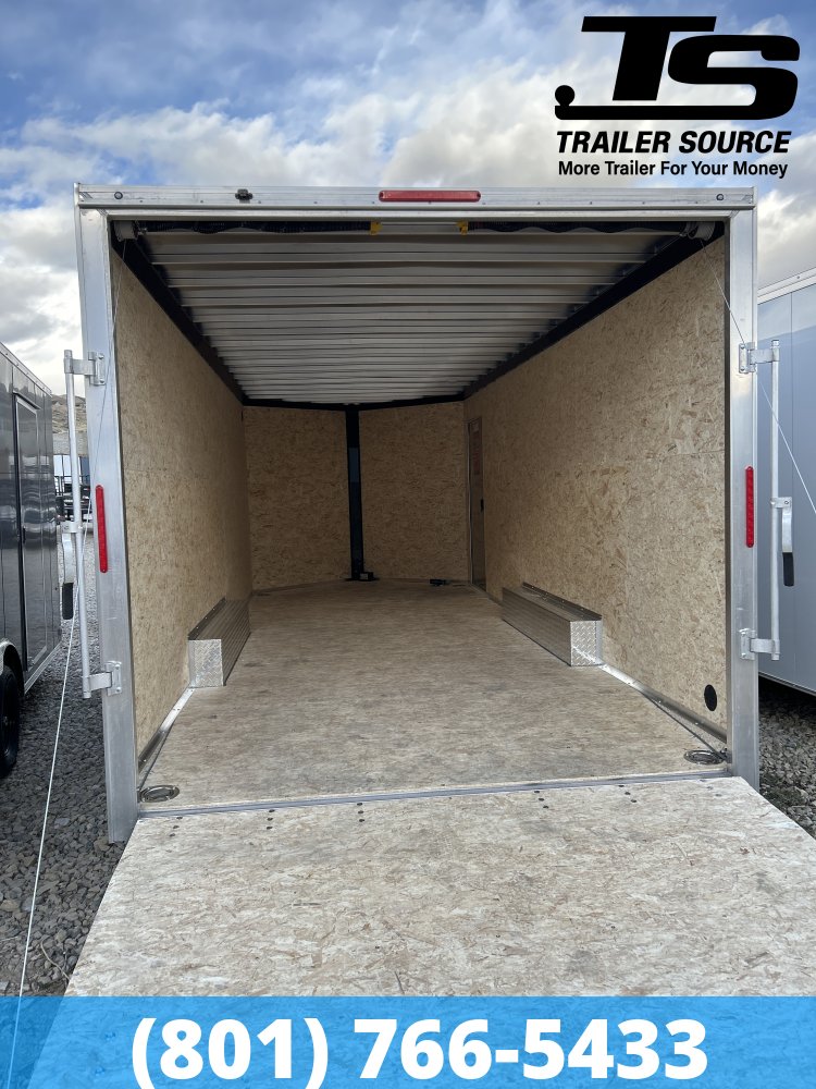 8.5x20 Alcom Aluminum EZ Hauler XLT Auto Trailer - 7'0" Interior - 10K GVWR -