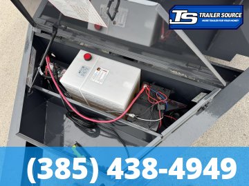 7x14 Lamar DT Dump Trailer - 24" Sides - 14K GVWR - Stabilizer Jacks, Telescopic