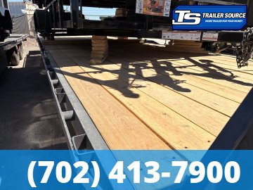 8.5x36 Lamar FD Gooseneck Equipment Trailer - 25K GVWR - Max Ramps