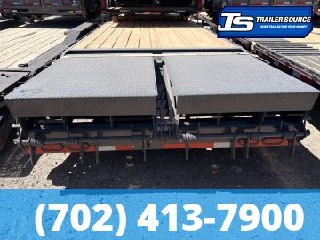 8.5x36 Lamar FD Gooseneck Equipment Trailer - 25K GVWR - Max Ramps