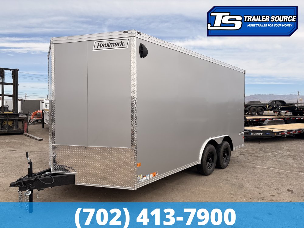 8.5x16 Haulmark Transport Enclosed Cargo Trailer - 7'0" Interior - 10K GVWR -