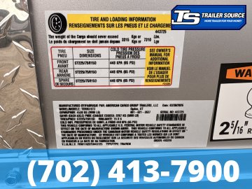 8.5x16 Haulmark Transport Enclosed Cargo Trailer - 7'0" Interior - 10K GVWR -