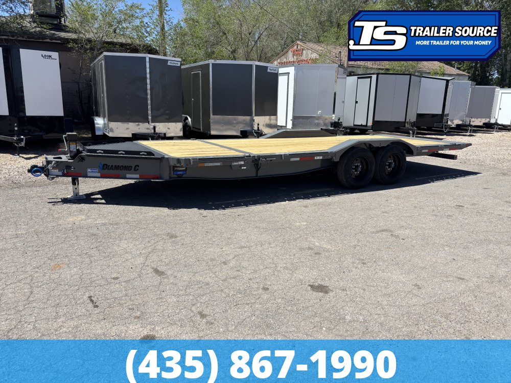 8.5x22 Diamond C HXD 208 Wide Body w/ Drive Over Fenders Tilt