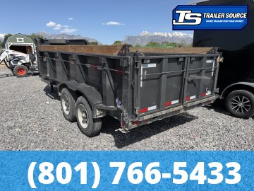 7x16 Diamond C LPT-GN 210 Dump Trailer - 20K GVWR - 7 Gauge Floor and Walls, Solar Panel, Stabilizer Jacks
