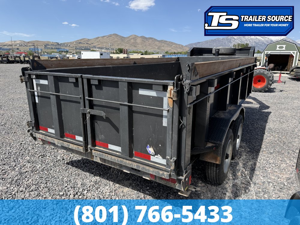 7x16 Diamond C LPT-GN 210 Dump Trailer - 20K GVWR - 7 Gauge Floor and Walls, Solar Panel, Stabilizer Jacks