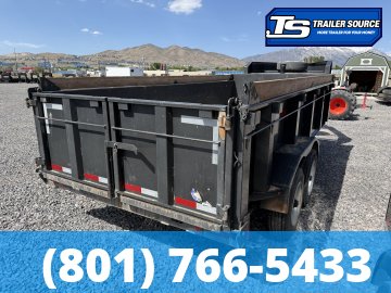 7x16 Diamond C LPT-GN 210 Dump Trailer - 20K GVWR - 7 Gauge Floor and Walls, Solar Panel, Stabilizer Jacks