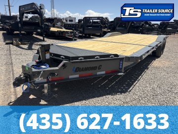 8.5x24 Diamond C HXD 208 Wide Body w/ Drive Over Fenders Tilt