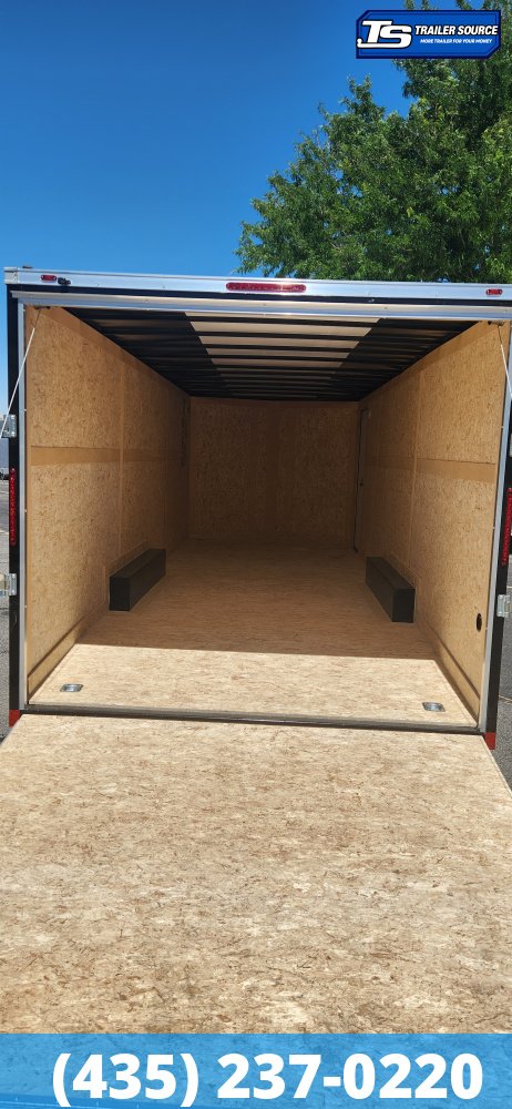 8.5x24 American Hauler Arrow Deluxe Enclosed Cargo Trailer - 7'0" Interior - 10K GVWR - .080 PolyCor, Dovetail, Ramp Door, Ramp Extension