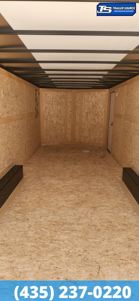 8.5x24 American Hauler Arrow Deluxe Enclosed Cargo Trailer - 7'0" Interior - 10K GVWR - .080 PolyCor, Dovetail, Ramp Door, Ramp Extension
