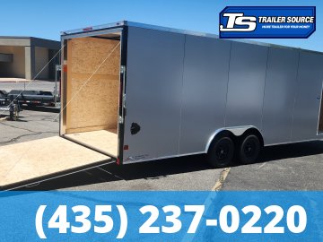 8.5x24 American Hauler Arrow Deluxe Enclosed Cargo Trailer - 7'0" Interior - 10K GVWR - .080 PolyCor, Dovetail, Ramp Door, Ramp Extension