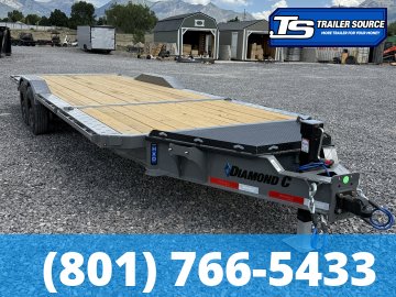 8.5x24 Diamond C HXD 210 Wide Body w/ Drive Over Fenders Tilt