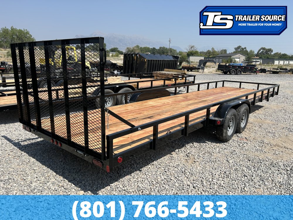 7x28 Echo EA-28-15T Utility Trailer - 10K GVWR -