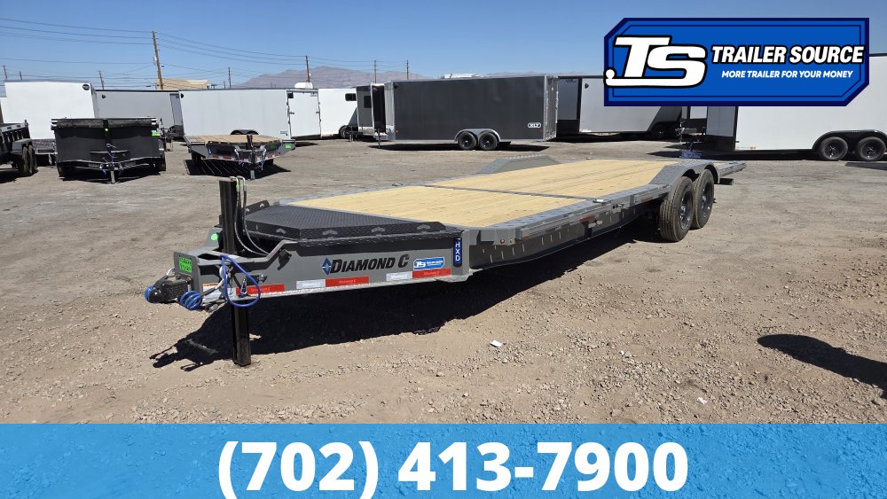 8.5x24 Diamond C HXD 208 Wide Body w/ Drive Over Fenders Tilt