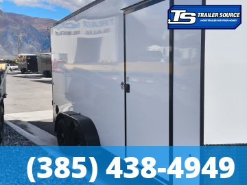 7x16 Look ST DLX Enclosed Cargo Trailer - 7'0" Interior - 7K GVWR - .080 PolyCor, Black Out Package, D-Rings, Rear Spoiler w/ Load Lights