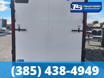 7x16 Look ST DLX Enclosed Cargo Trailer - 7'0" Interior - 7K GVWR - .080 PolyCor, Black Out Package, D-Rings, Rear Spoiler w/ Load Lights