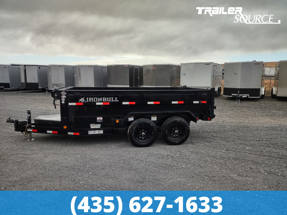 6x12 Iron Bull  24" Sides 10K Dump Trailer