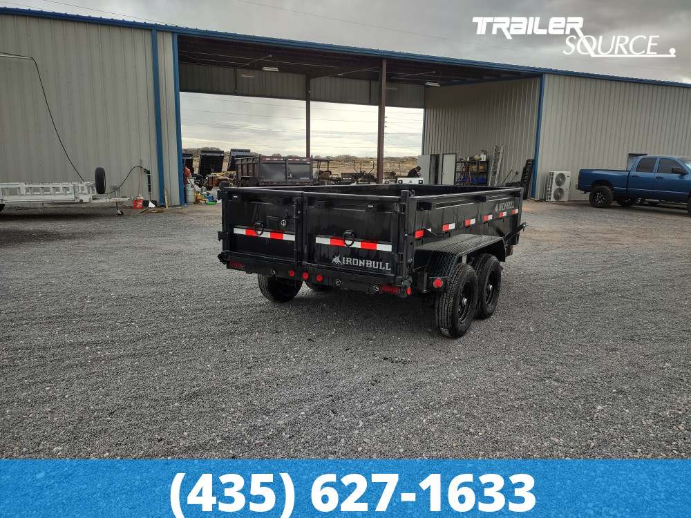 6x12 Iron Bull  24" Sides 10K Dump Trailer