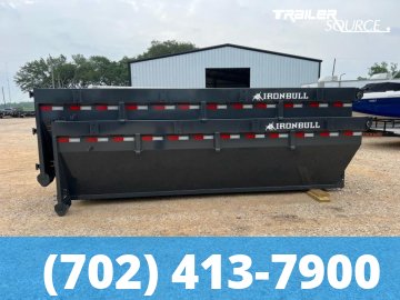 16' Iron Bull Roll Off Dumpster Bin