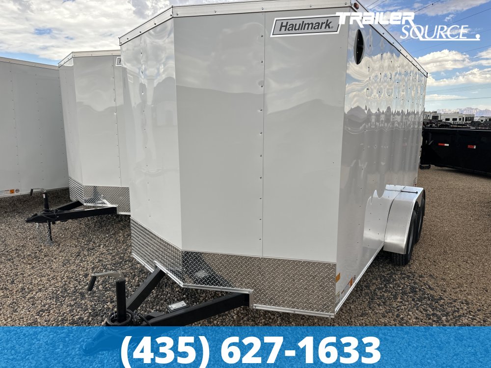 7x14 Haulmark Passport 6'6" Interior 7K Tandem Axle Enclosed Cargo Trailer