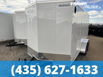 7x14 Haulmark Passport 6'6" Interior 7K Tandem Axle Enclosed Cargo Trailer