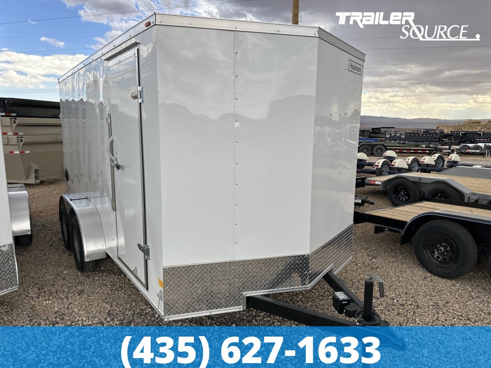 7x14 Haulmark Passport 6'6" Interior 7K Tandem Axle Enclosed Cargo Trailer