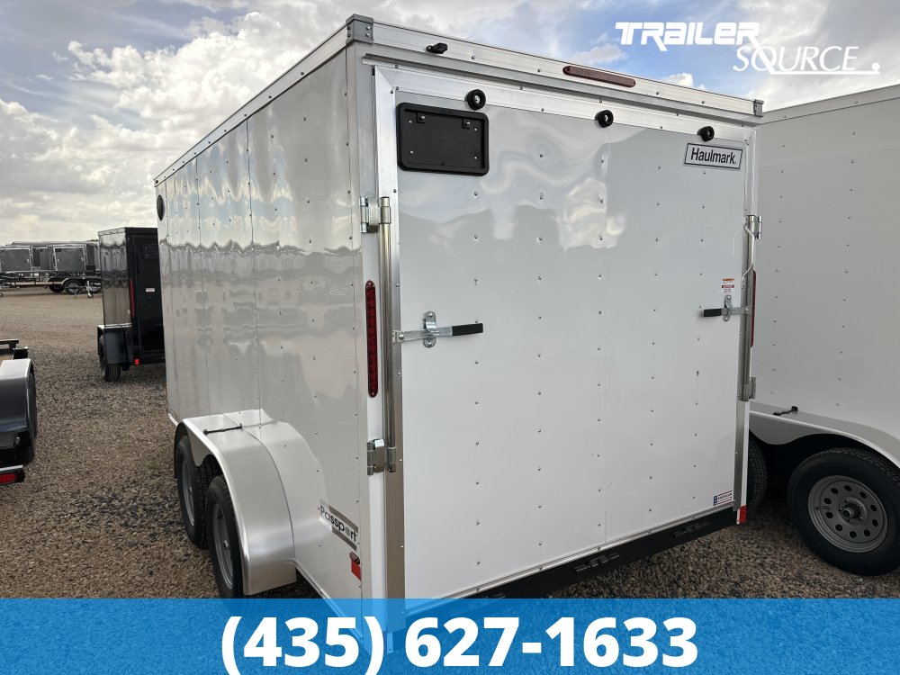 7x14 Haulmark Passport 6'6" Interior 7K Tandem Axle Enclosed Cargo Trailer