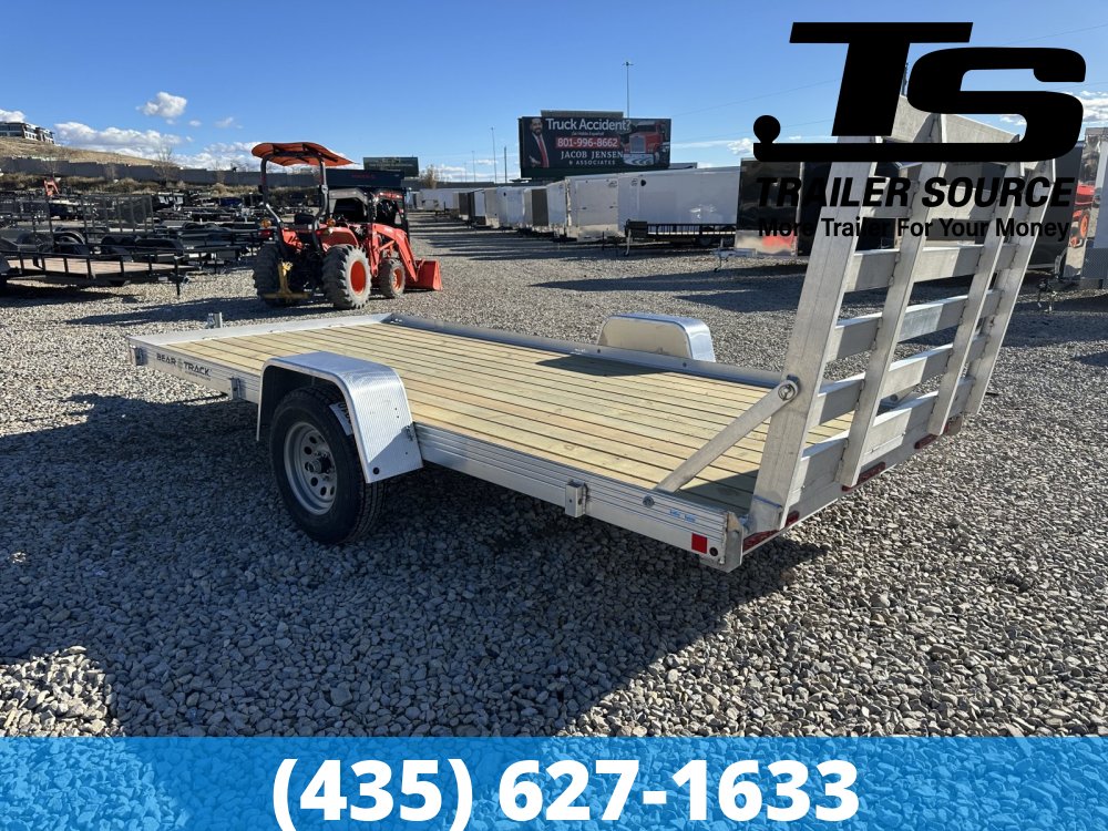 7x14 Bear Track BTU-W Aluminum Utility Trailer - 3.5K GVWR -