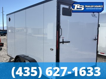 7x14 Look ST DLX Enclosed Cargo Trailer - 7'0" Interior - 7K GVWR - .080 PolyCor, Alloy Wheels, Black Out Package