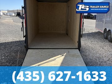 7x14 Look ST DLX Enclosed Cargo Trailer - 7'0" Interior - 7K GVWR - .080 PolyCor, Alloy Wheels, Black Out Package