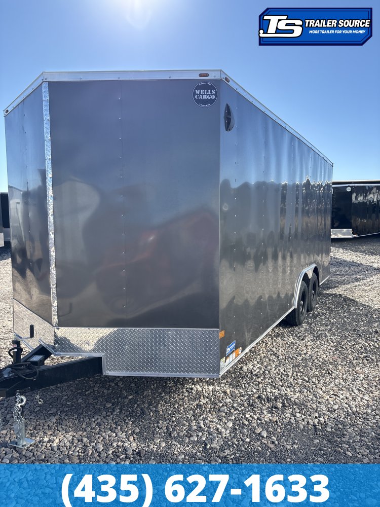 8.5x20 Wells Cargo Fast Trac Deluxe Enclosed Cargo