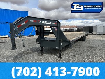 8.5x40 Lamar FD Gooseneck Equipment Max Ramps