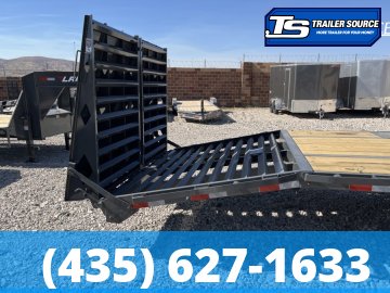 8.5x40 Lamar FD Gooseneck Equipment Trailer - 25.9K GVWR - 12k Axles, Max Ramps