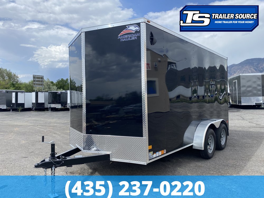 7x14 American Hauler Arrow Enclosed Cargo Trailer - 7'0" Interior - 7K GVWR - Ramp Door