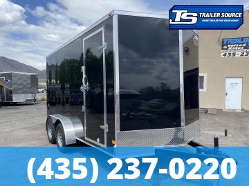 7x14 American Hauler Arrow Enclosed Cargo Trailer - 7'0" Interior - 7K GVWR - Ramp Door