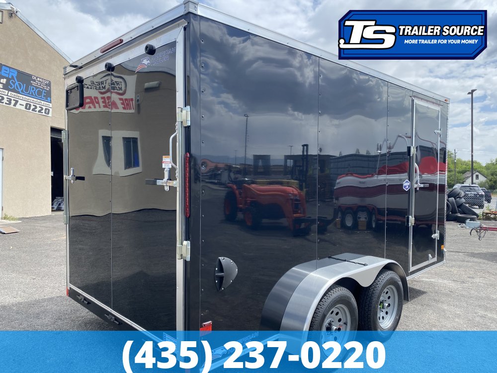 7x14 American Hauler Arrow Enclosed Cargo Trailer - 7'0" Interior - 7K GVWR - Ramp Door