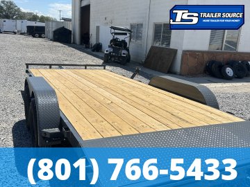 7x18 Lamar CE Flatbed Car Hauler Trailer - 7K GVWR -