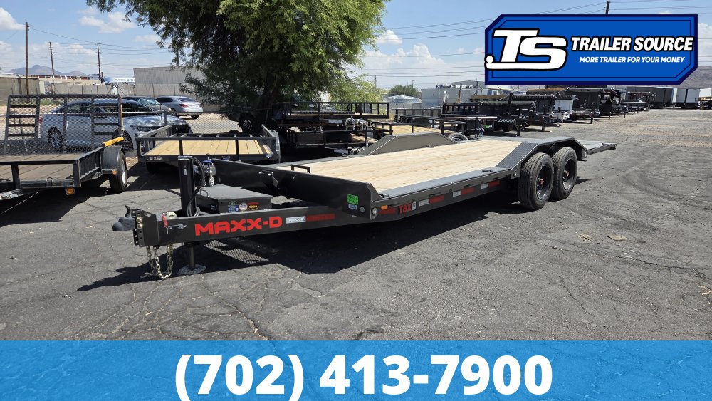 8.5'x22' Maxx-D T8X Wide Body w/ Drive Over Fenders Power Tilt