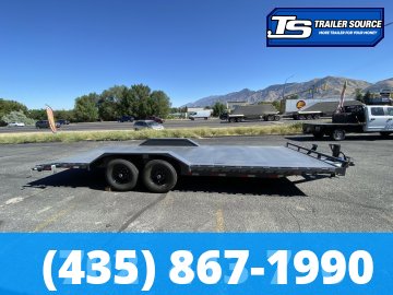 8.5x20 Lamar H6 Wide Body w/ Drive Over Fenders Equipment Trailer - 14K GVWR - Full Steel Floor