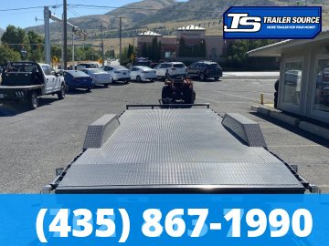 8.5x20 Lamar H6 Wide Body w/ Drive Over Fenders Equipment Trailer - 14K GVWR - Full Steel Floor