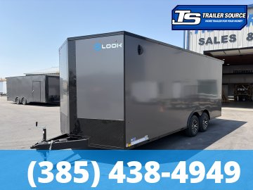 8.5x20 Look ST DLX Enclosed Cargo Trailer - 7'0" Interior - 10K GVWR - .080 PolyCor, Alloy Wheels, Black Out Package, Rear Spoiler w/ Load Lights