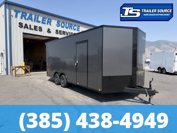 8.5x20 Look ST DLX Enclosed Cargo Trailer - 7'0" Interior - 10K GVWR - .080 PolyCor, Alloy Wheels, Black Out Package, Rear Spoiler w/ Load Lights