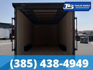 8.5x20 Look ST DLX Enclosed Cargo Trailer - 7'0" Interior - 10K GVWR - .080 PolyCor, Alloy Wheels, Black Out Package, Rear Spoiler w/ Load Lights