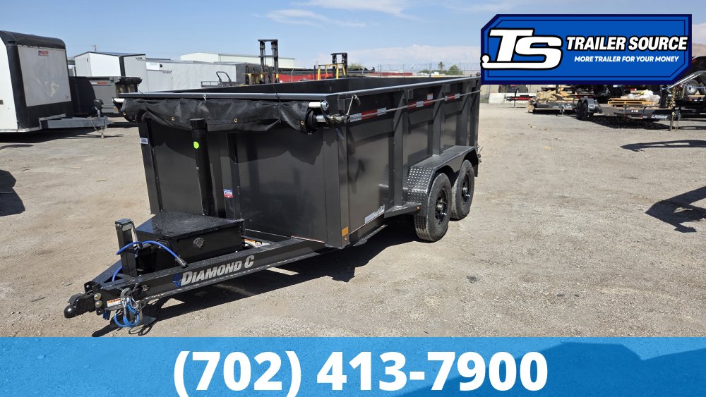 Diamond C MDT 206 6.5x12 ft Dump Trailer 44" Sides 10K GVWR