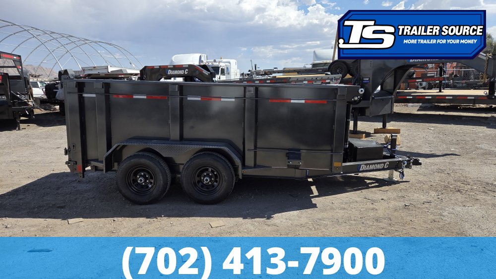 Diamond C MDT 206 6.5x12 ft Dump Trailer 44" Sides 10K GVWR