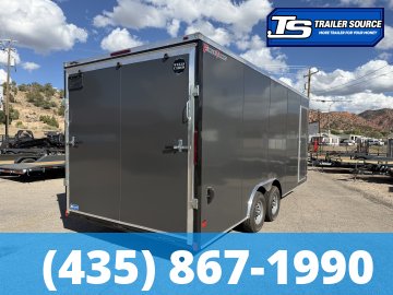 8.5x20 Wells Cargo Fast Trac Deluxe Enclosed Cargo Trailer - 7'6" Interior - 7K GVWR - .080 PolyCor, Dovetail