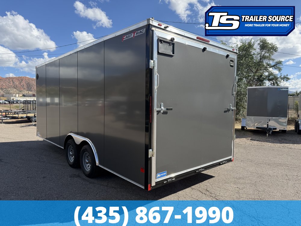 8.5x20 Wells Cargo Fast Trac Deluxe Enclosed Cargo Trailer - 7'6" Interior - 7K GVWR - .080 PolyCor, Dovetail
