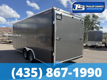 8.5x20 Wells Cargo Fast Trac Deluxe Enclosed Cargo Trailer - 7'6" Interior - 7K GVWR - .080 PolyCor, Dovetail