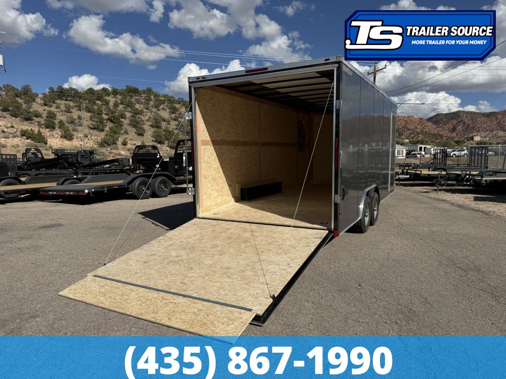 8.5x20 Wells Cargo Fast Trac Deluxe Enclosed Cargo Trailer - 7'6" Interior - 7K GVWR - .080 PolyCor, Dovetail